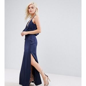 ASOS Dresses - BNWT ASOS petite drape front maxi dress navy ASOS Dresses - BNWT ASOS petite drape front maxi dress navy
